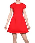 MSGM Aline Neo Fleece Dress - Lyst
