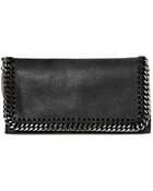 Stella McCartney Faux Shaggy Deer Continental Wallet - Lyst