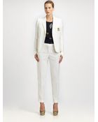 Stella McCartney Wool Monogram Blazer - Lyst