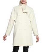 Valentino Wool Cloth Pea Coat - Lyst
