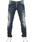 DSquared² 19cm Revolution Wash Slim Fit Denim - Lyst