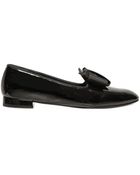 Giorgio Armani 10mm Patent Loafers with Grosgrain Bow - Lyst