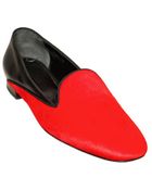 Giorgio Armani 10mm Pony and Nappa Leather Loafers - Lyst
