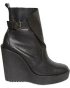 Pierre Hardy Leather Low Boot Wedges - Lyst