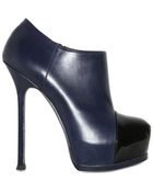 Saint Laurent 140mm Tribtoo Leather Boots - Lyst