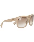 Alexander McQueen Acetate Square Frame Sunglasses - Lyst