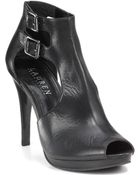 Lauren by Ralph Lauren Booties Kandice Peep Toe - Lyst