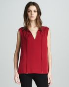 Diane von Furstenberg Marlian Tieneck Top - Lyst