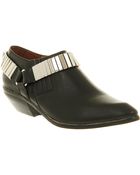 Jeffrey Campbell Jett Platform Heel Black Leather - Lyst