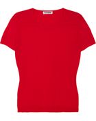 Jil Sander Knitted Cashmere Sweater - Lyst