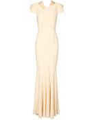 Roland Mouret Arndyce Stretch Crepe Gown - Lyst