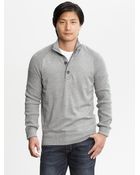 Banana Republic Half Zip Pullover - Lyst