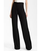 Donna Karan New York Collection Wide Leg Trousers - Lyst