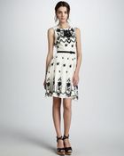 Nanette Lepore Sweet Nectar Embroidered Silk Dress - Lyst