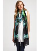 Roberto Cavalli Zavorite Print Silk Scarf - Lyst