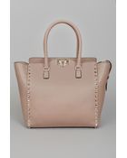 Valentino Rock Star Studded Shopper - Lyst