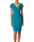 Karen Millen Crepe Dress - Lyst