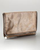Stella McCartney Falabella Foldover Clutch - Lyst
