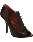 Givenchy Peep Toe Bootie - Lyst