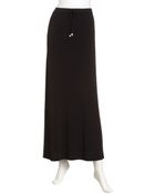 MICHAEL Michael Kors Drawstring Maxi Skirt Black - Lyst