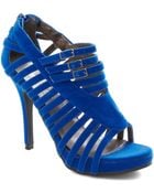 ModCloth Youre On Sapphire Heel - Lyst