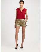 Diane von Furstenberg Marlian Sleeveless Silk Top - Lyst