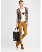 Marc By Marc Jacobs Georgie Tweed Cardigan - Lyst