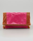 Be & D Nixie Colorblock Clutch - Lyst