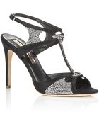 Rupert Sanderson Exclusive Silver Strap Shoe - Lyst