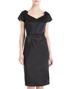 Barbara Tfank Cutout Neckline Dress - Lyst
