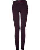 J Brand Noirred Mid Rise Skinny Jean - Lyst
