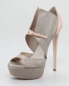 Ruthie Davis® Cosign Bucklefront Bootie - Lyst