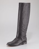 Maison Martin Margiela Distressed Leather Tall Boot - Lyst