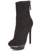 B Brian Atwood Fuveau Platform Booties - Lyst