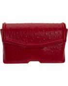 Alexander Wang Ostrich Giant Eyeglass Case Clutch - Lyst