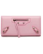 Balenciaga Money Contrasting Leather Wallet - Lyst