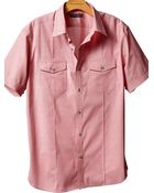 Banana Republic Shortsleeved Pintucked Utility Shirt - Lyst