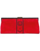 Roberta Di Camerino Zoe Silk Velvet Clutch - Lyst