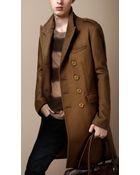 Burberry Brit Wool Blend Chesterfield Coat - Lyst