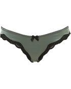 Topshop Satin and Lace Mini Panties - Lyst
