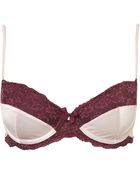 Topshop Satin Balcony Bra - Lyst