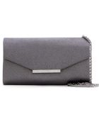 Mango Touch Metalized Box Clutch - Lyst