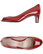 Martin Clay Pumps with Open Toe - Lyst