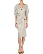 Donna Karan New York 3/4 Length Dress - Lyst