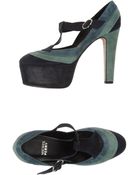 Michel Perry Platform Pumps - Lyst