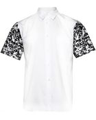 Comme Des Garçons Text Sleeve Shirt White - Lyst