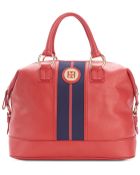 Tommy Hilfiger Pebble Leather Logo Bowler - Lyst