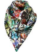 Topshop My Butterfly Silk Scarf By Beta - Lyst