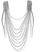 Topshop Chainmail Drape Shoulder - Lyst