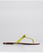 Ann Taylor Erin Exotic Bow Flip Flops - Lyst